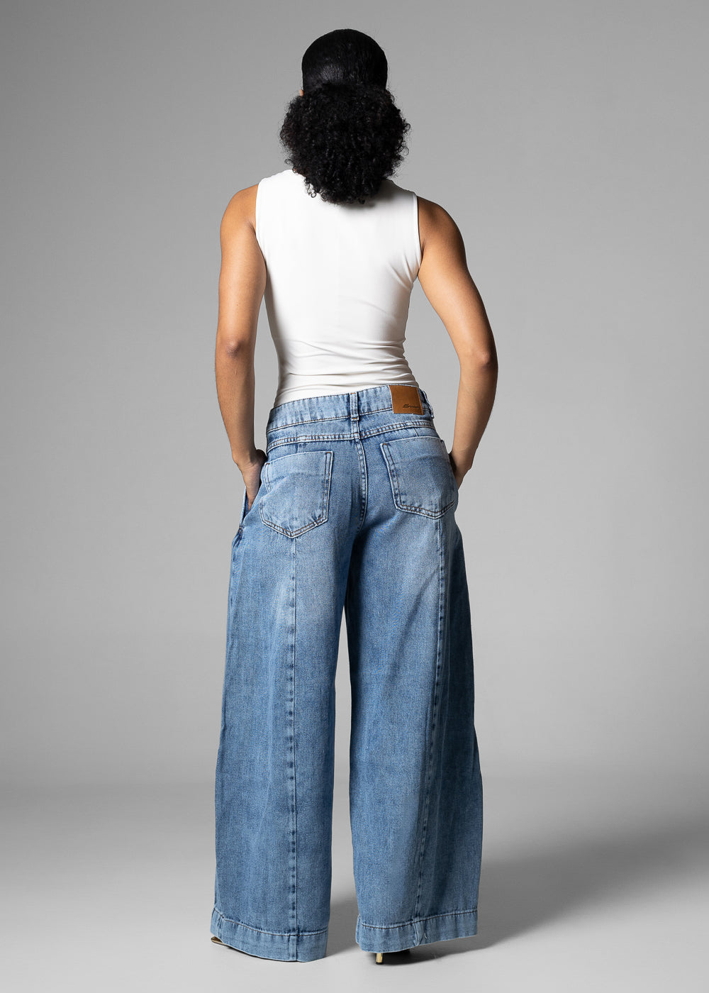 Calça Jeans Sawary Balloon - 283705 AZUL