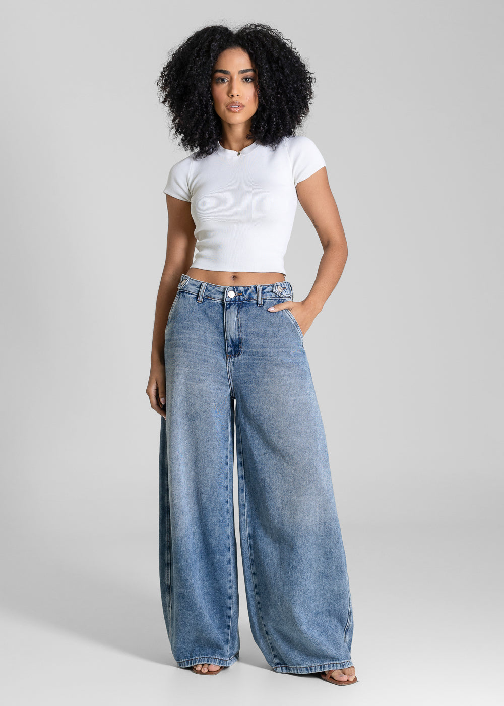 Calça Jeans Sawary Balloon - 283709 AZUL