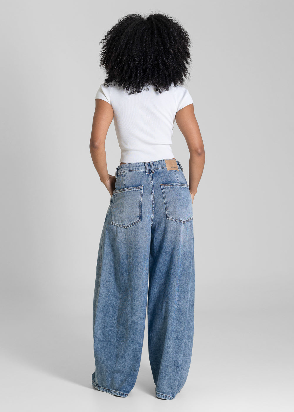 Calça Jeans Sawary Balloon - 283709 AZUL