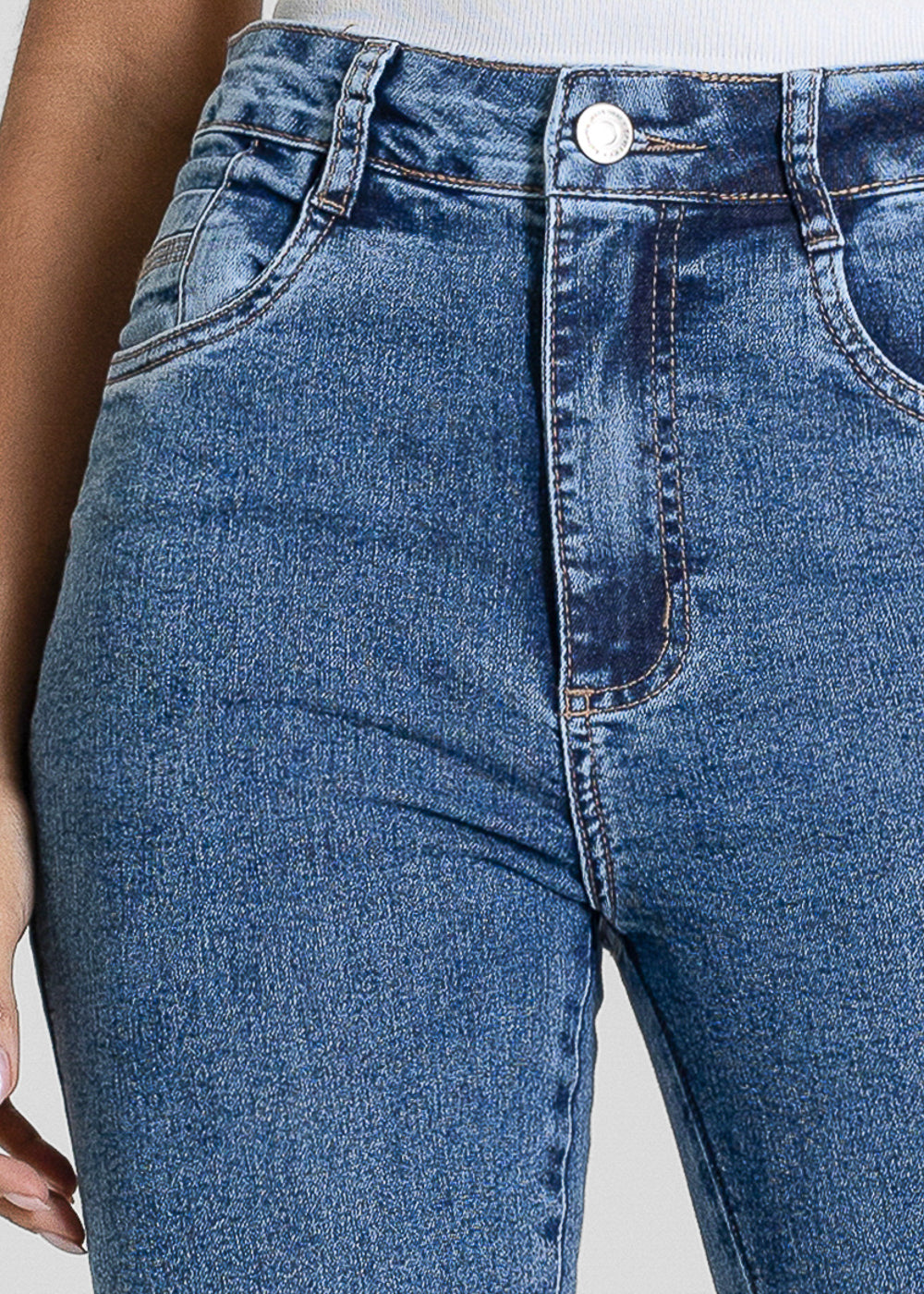 Calça Jeans Sawary Reta - 283717 AZUL