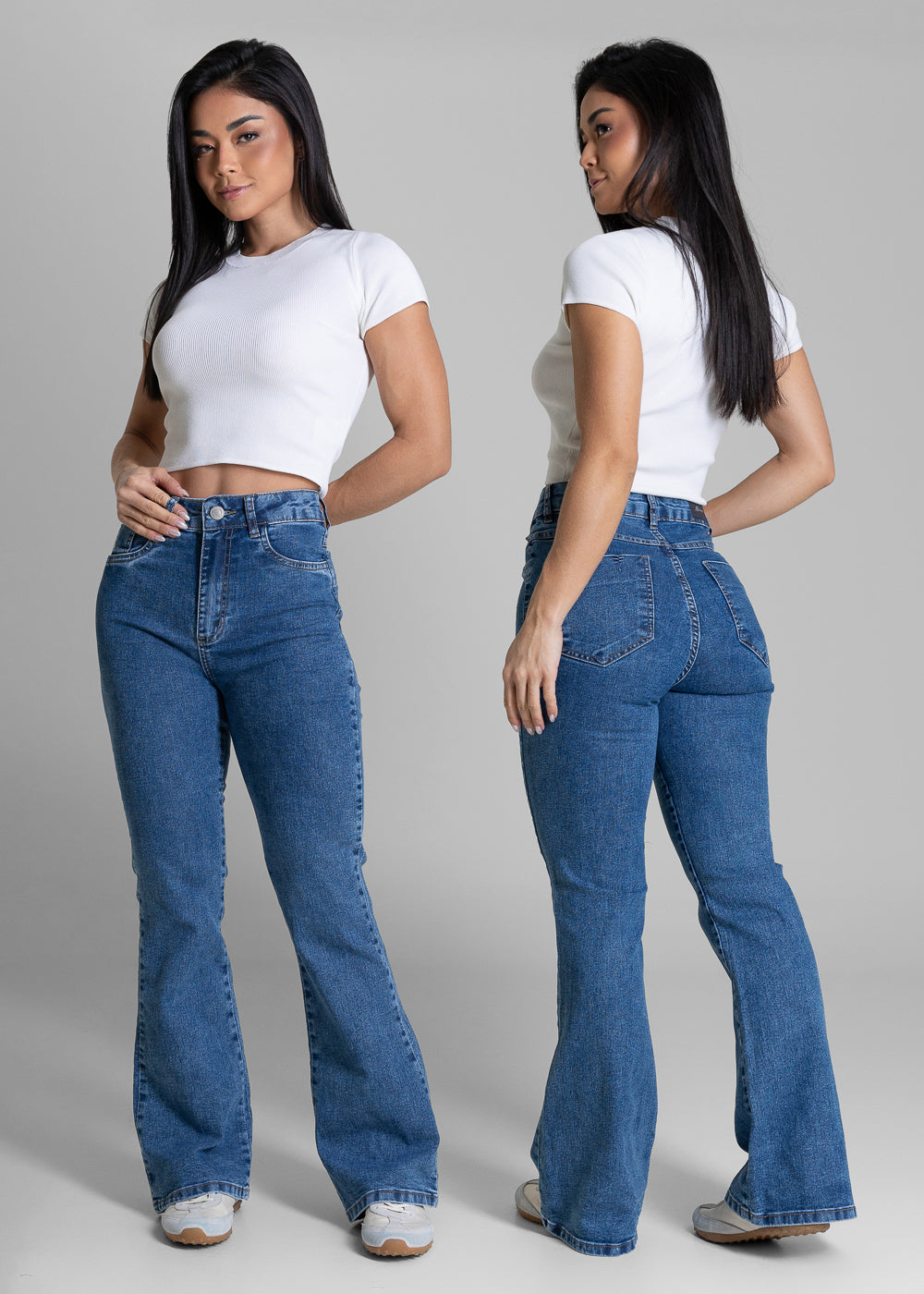 Calça Jeans Sawary Flare Petit - 283721 AZUL