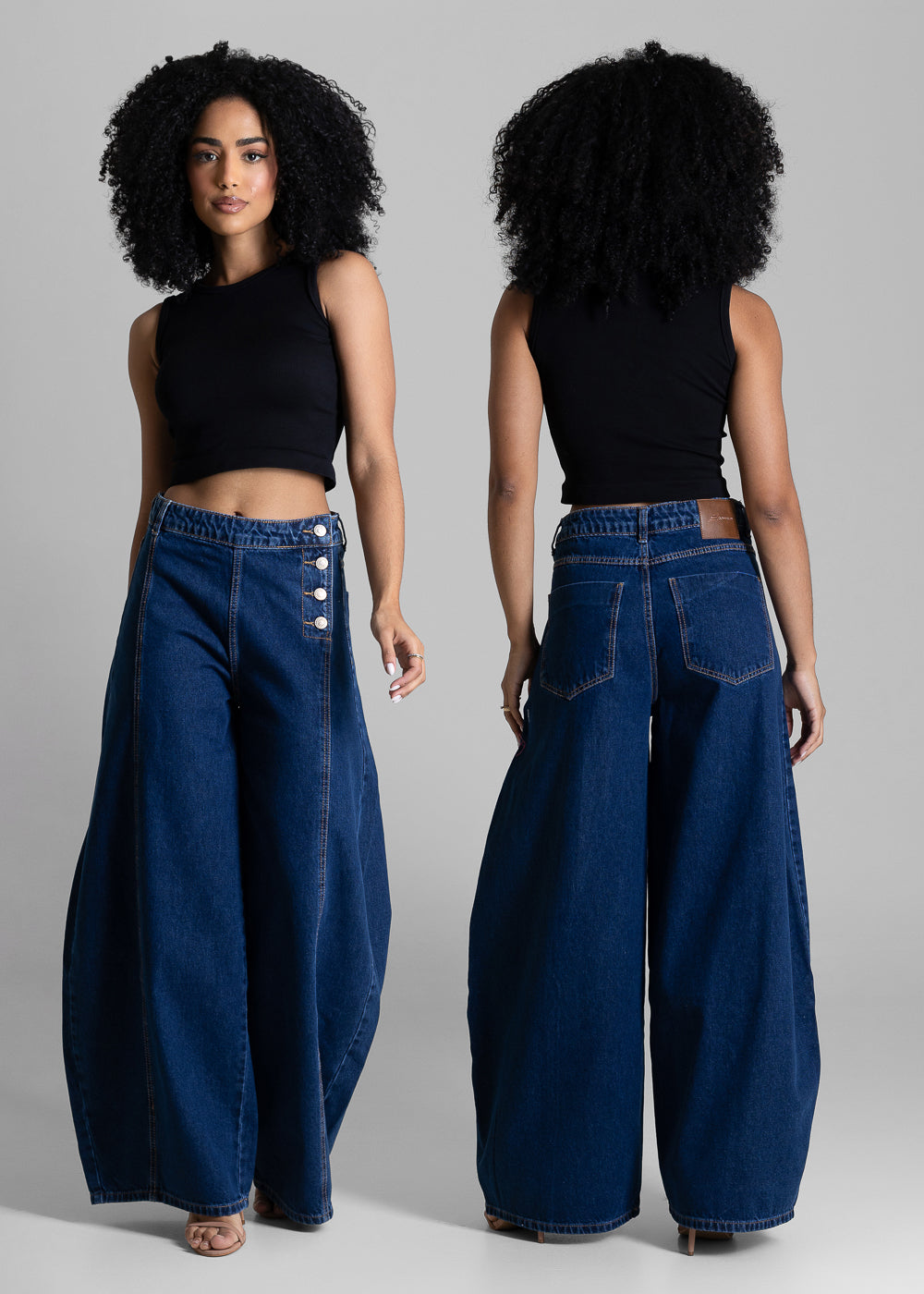 Calça Jeans Sawary Balloon - 283726 AZUL