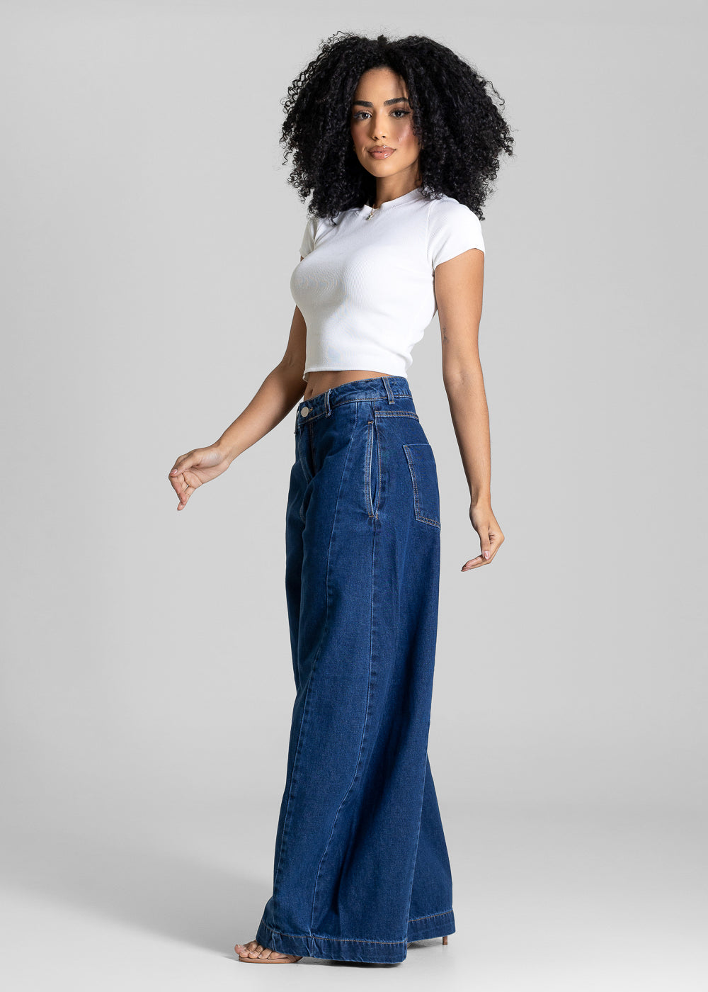 Calça Jeans Sawary Balloon - 283727 AZUL