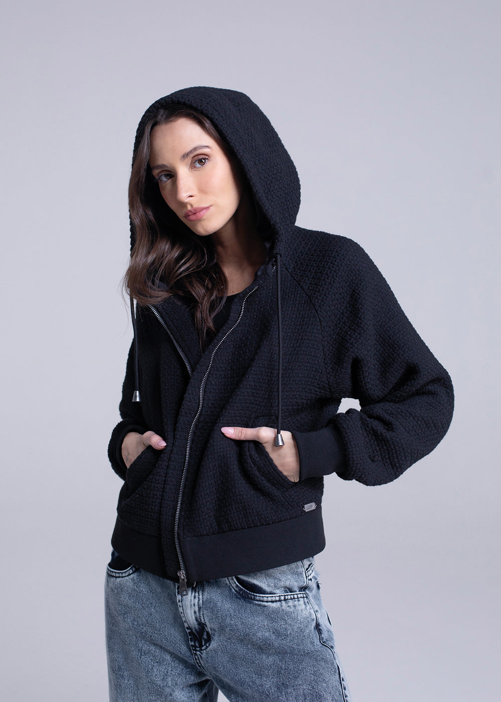 Jaqueta Sawary - 283732 PRETO