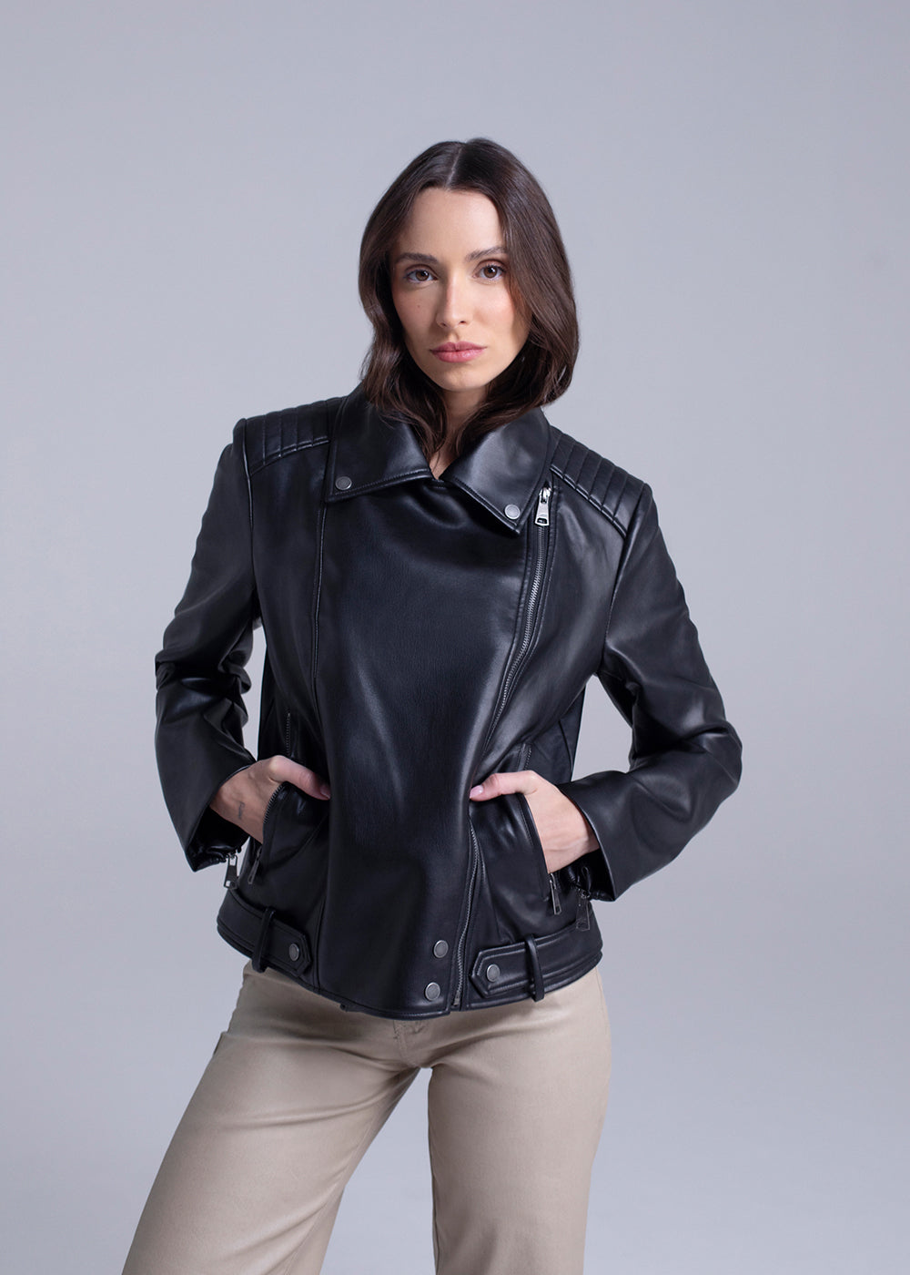 Jaqueta Sawary - 283734 PRETO