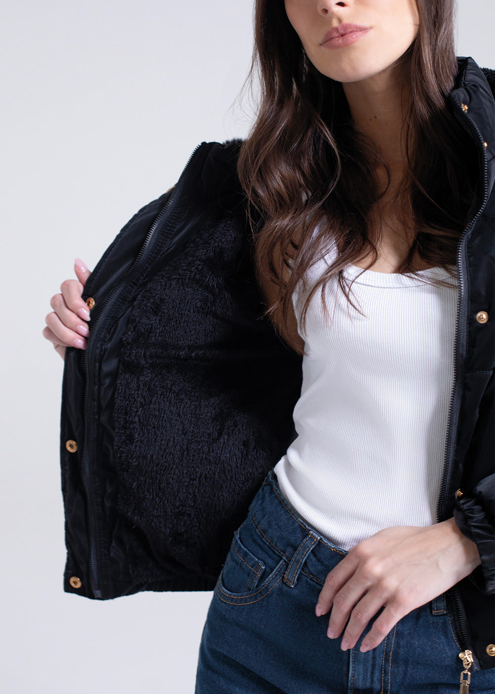 Jaqueta Sawary - 283736 PRETO