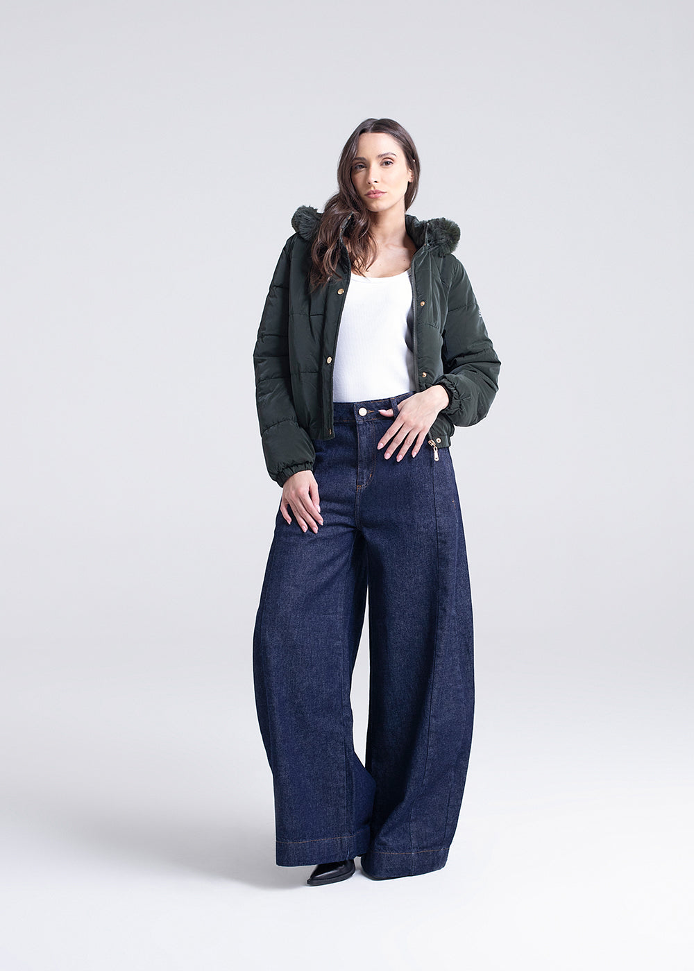 Jaqueta Sawary Puffer - 283736 VERDE