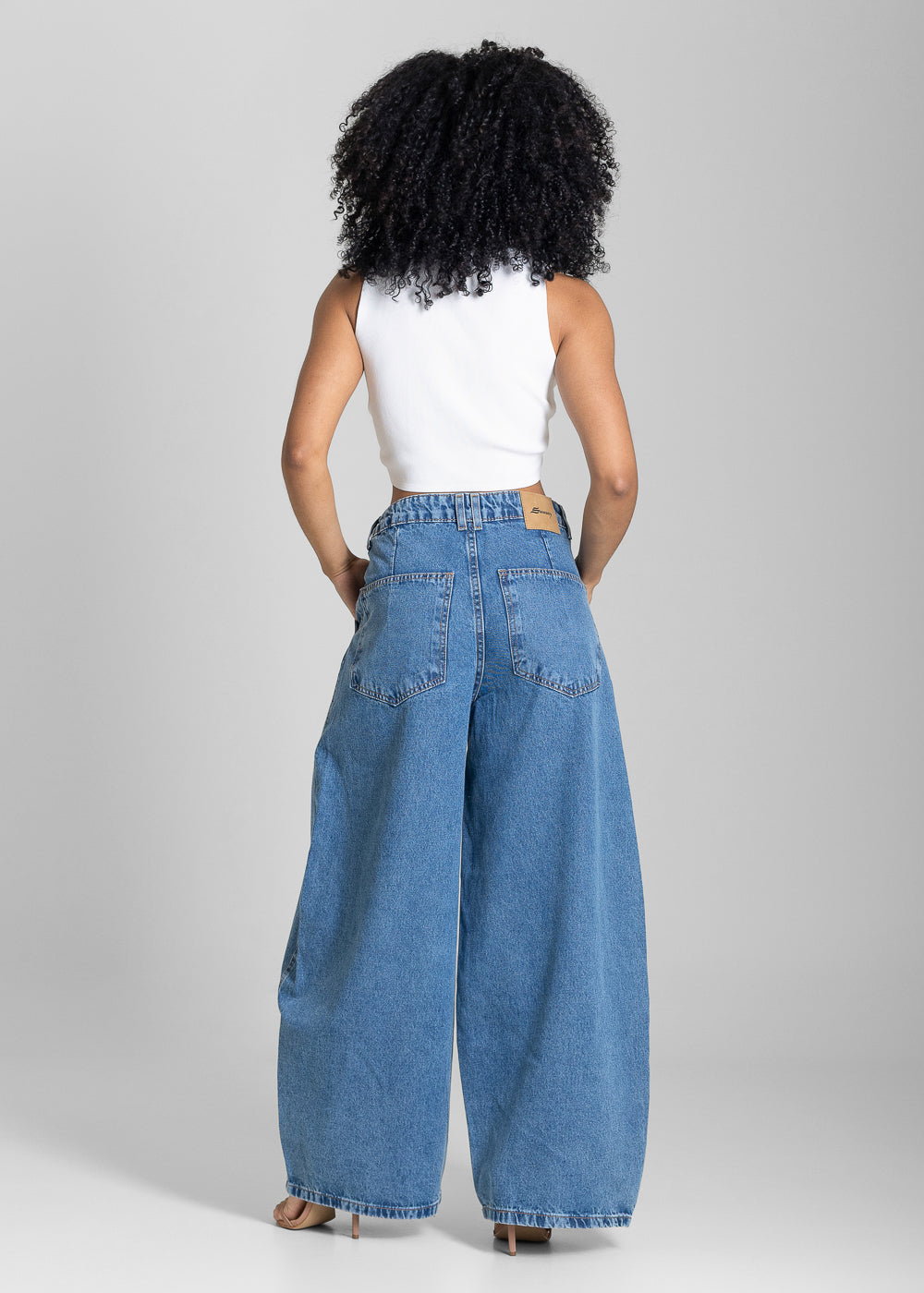 Calça Jeans Sawary Balloon - 283738 AZUL