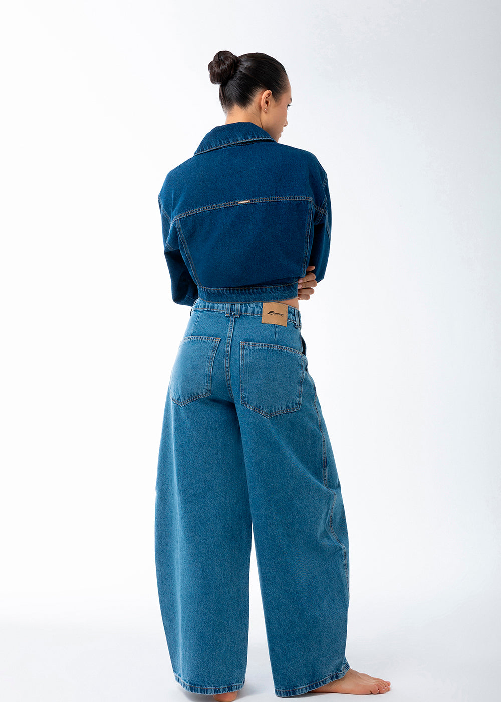 Calça Jeans Sawary Balloon - 283738 AZUL
