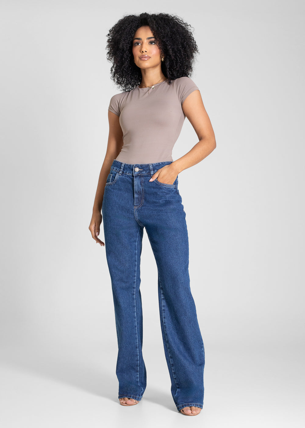Calça Jeans Sawary Reta - 283754 AZUL