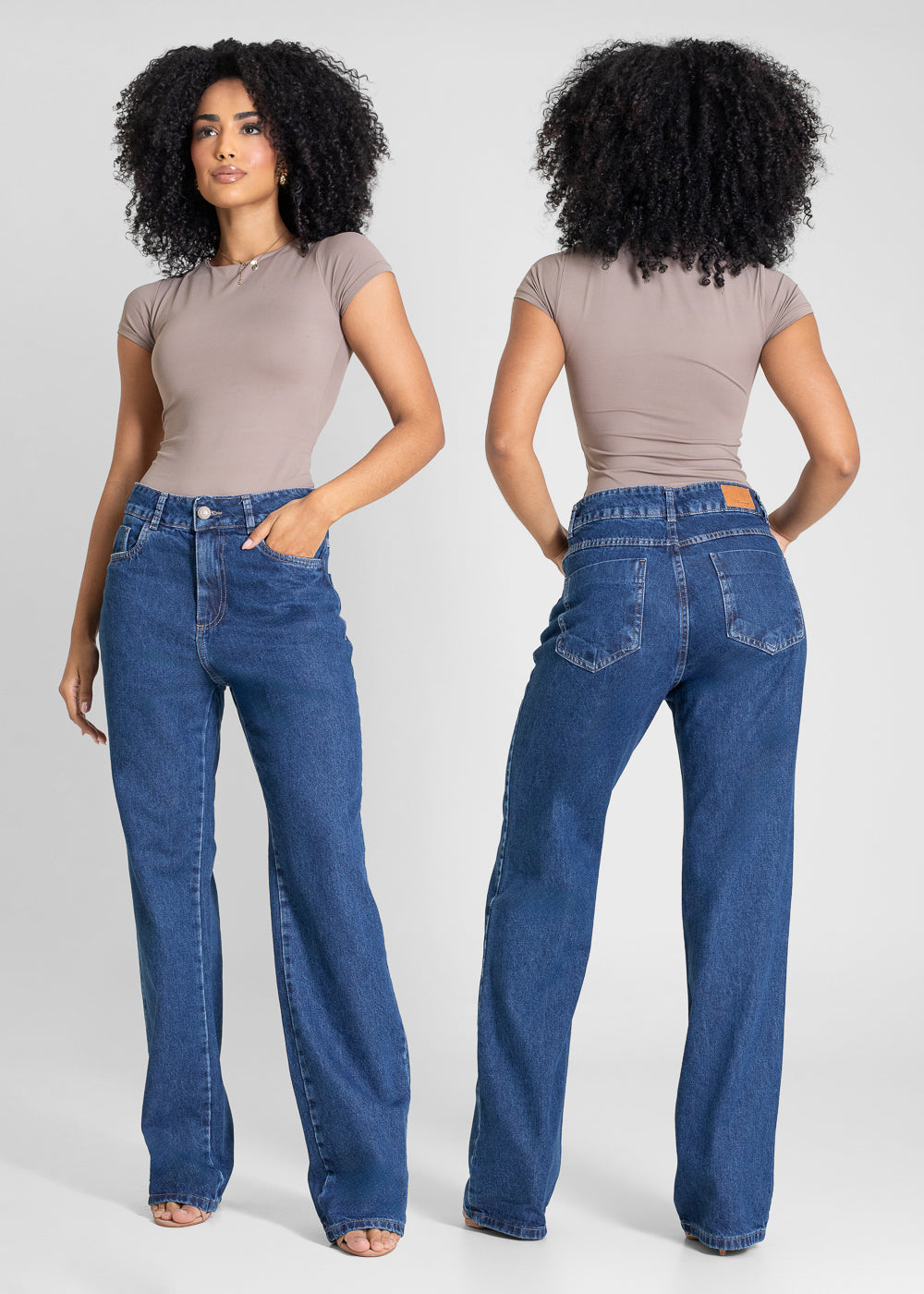 Calça Jeans Sawary Reta - 283754 AZUL