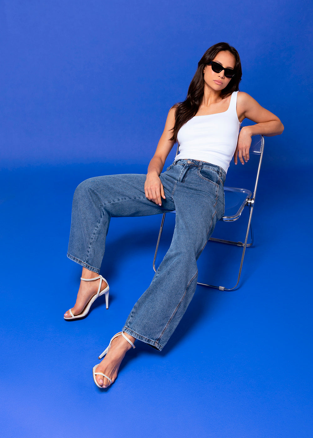 Calça Jeans Sawary Barrel - 283755 AZUL