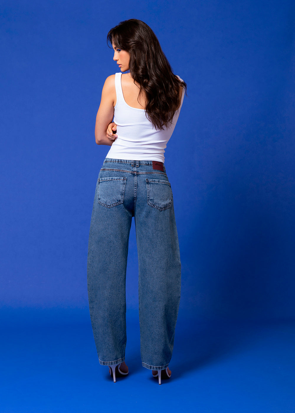 Calça Jeans Sawary Barrel - 283755 AZUL