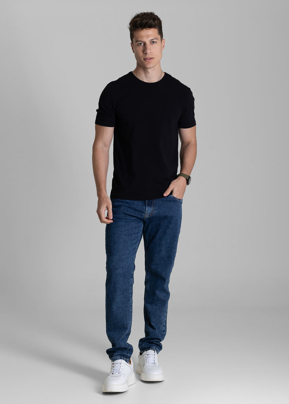 Calça Jeans Sawary Slim - 283759 AZUL
