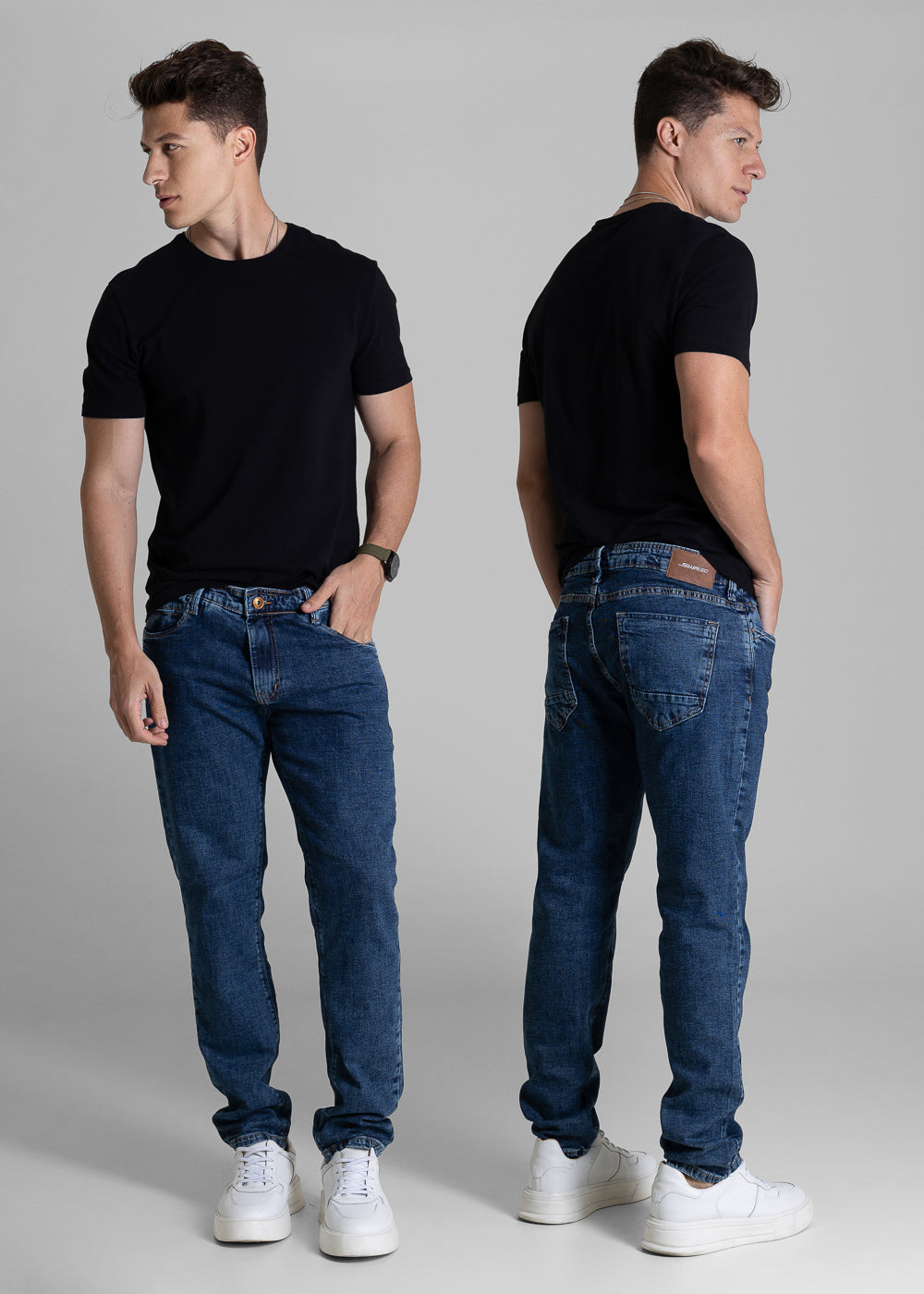 Calça Jeans Sawary Slim - 283759 AZUL