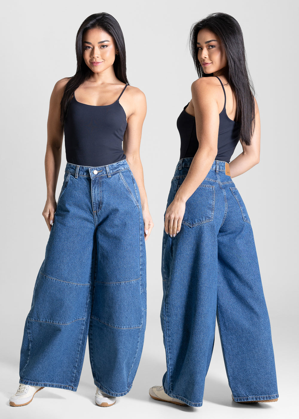 Calça Jeans Sawary Balloon Petit - 283784 AZUL