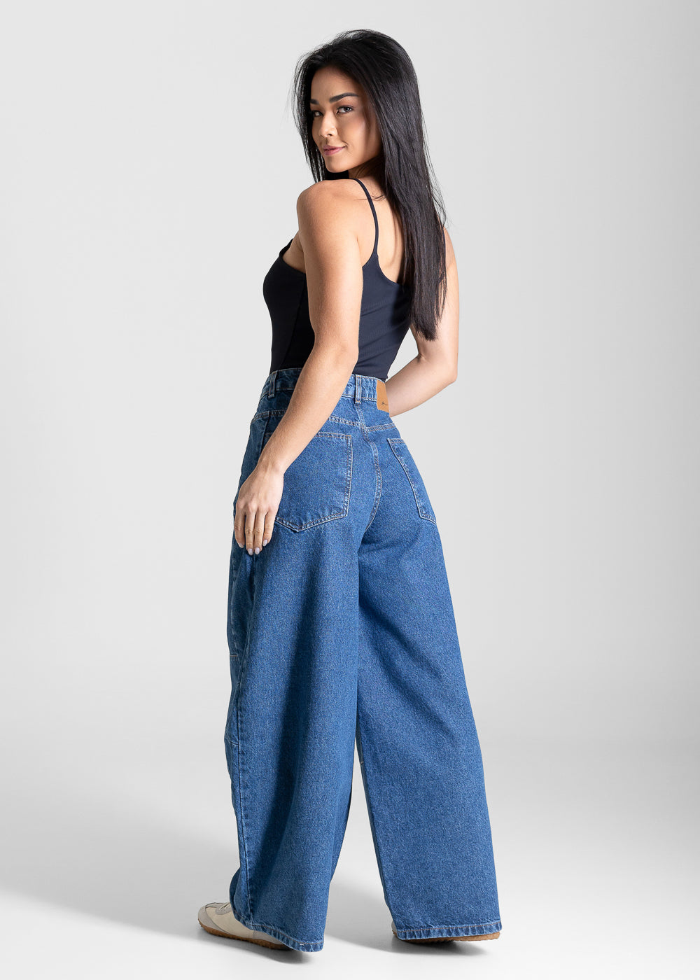 Calça Jeans Sawary Balloon Petit - 283784 AZUL
