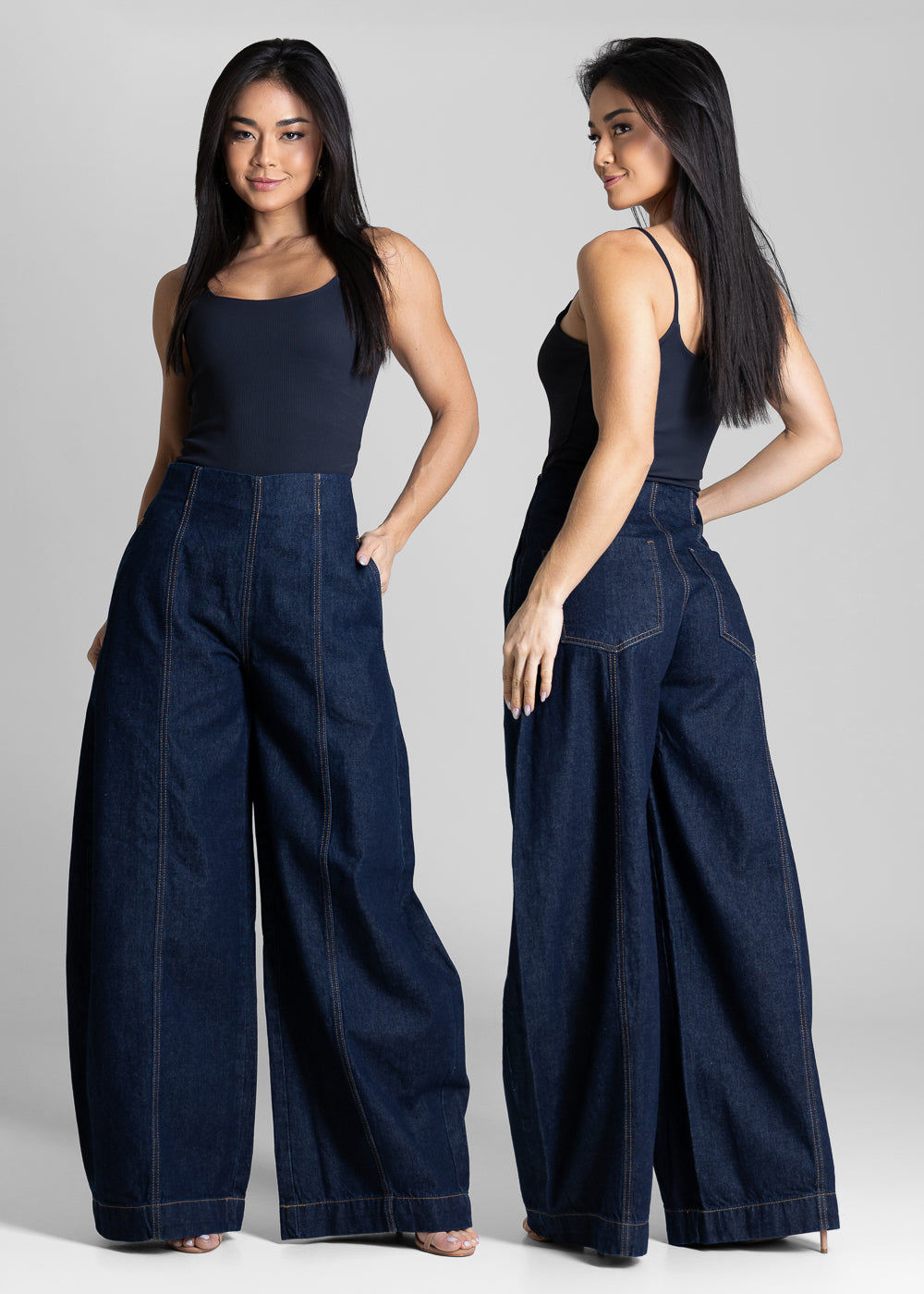 Calça Jeans Sawary Balloon - 283810 AZUL