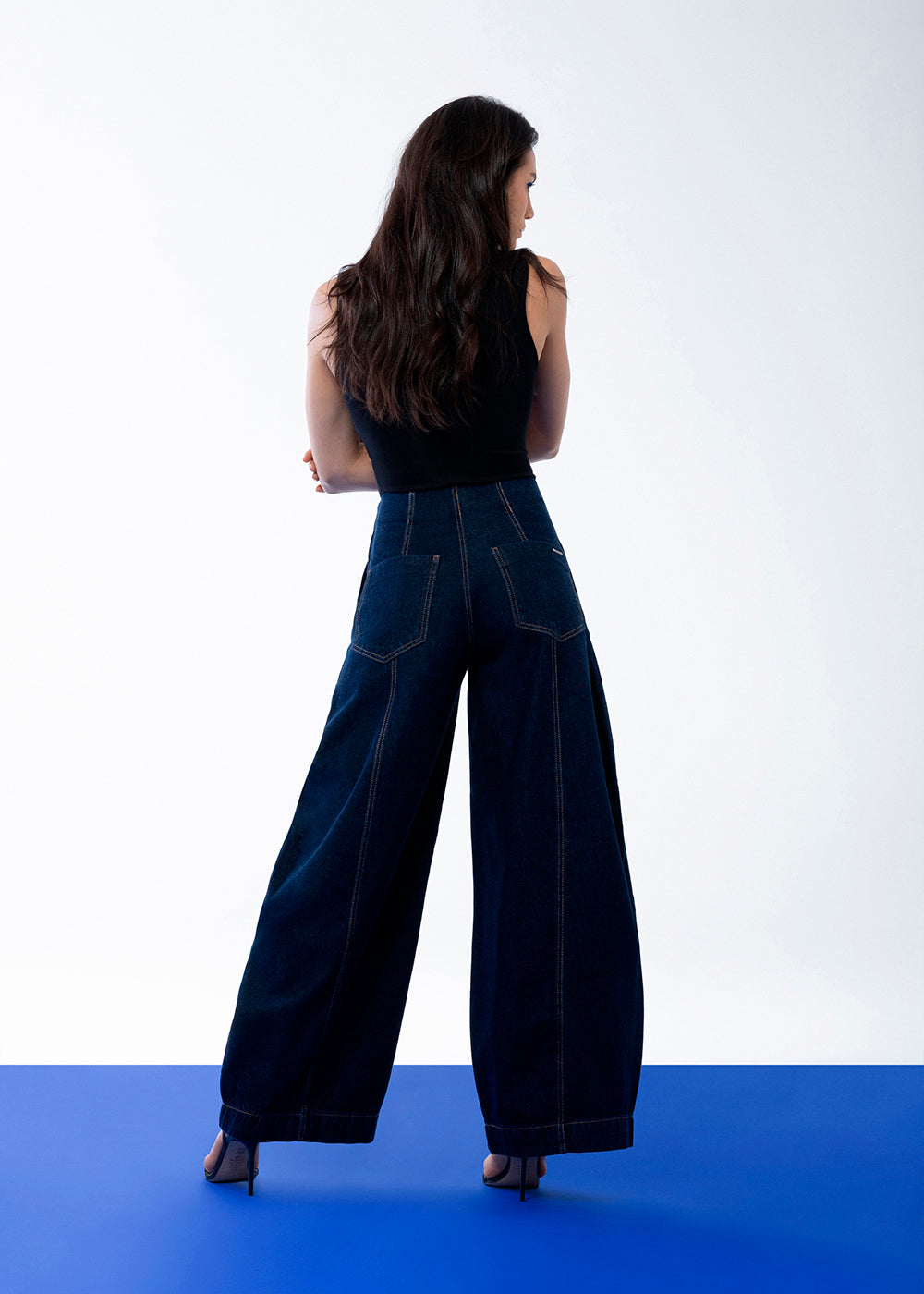 Calça Jeans Sawary Balloon - 283810 AZUL