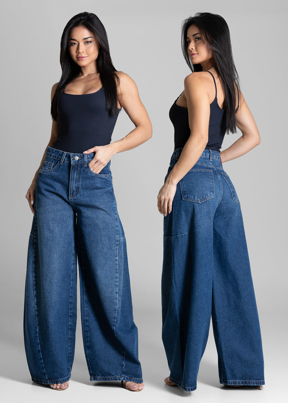 Calça Jeans Sawary Balloon - 283828 AZUL