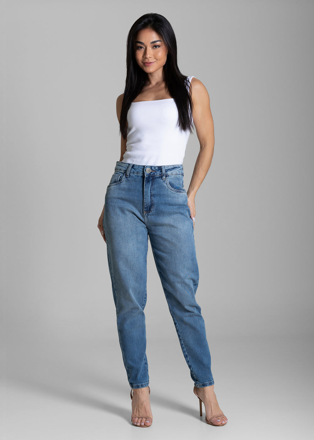 Calça Jeans Sawary Mom - 283829 AZUL