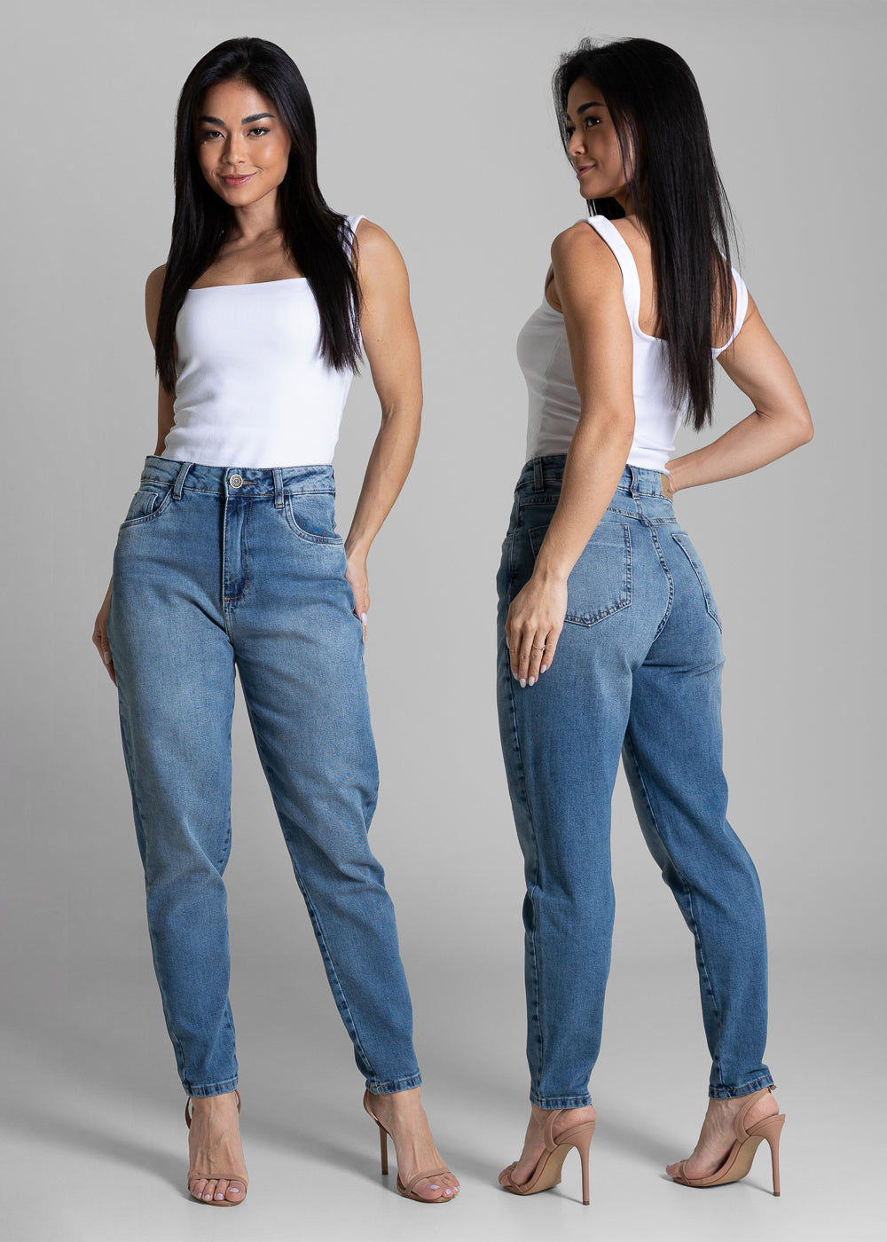 Calça Jeans Sawary Mom - 283829 AZUL
