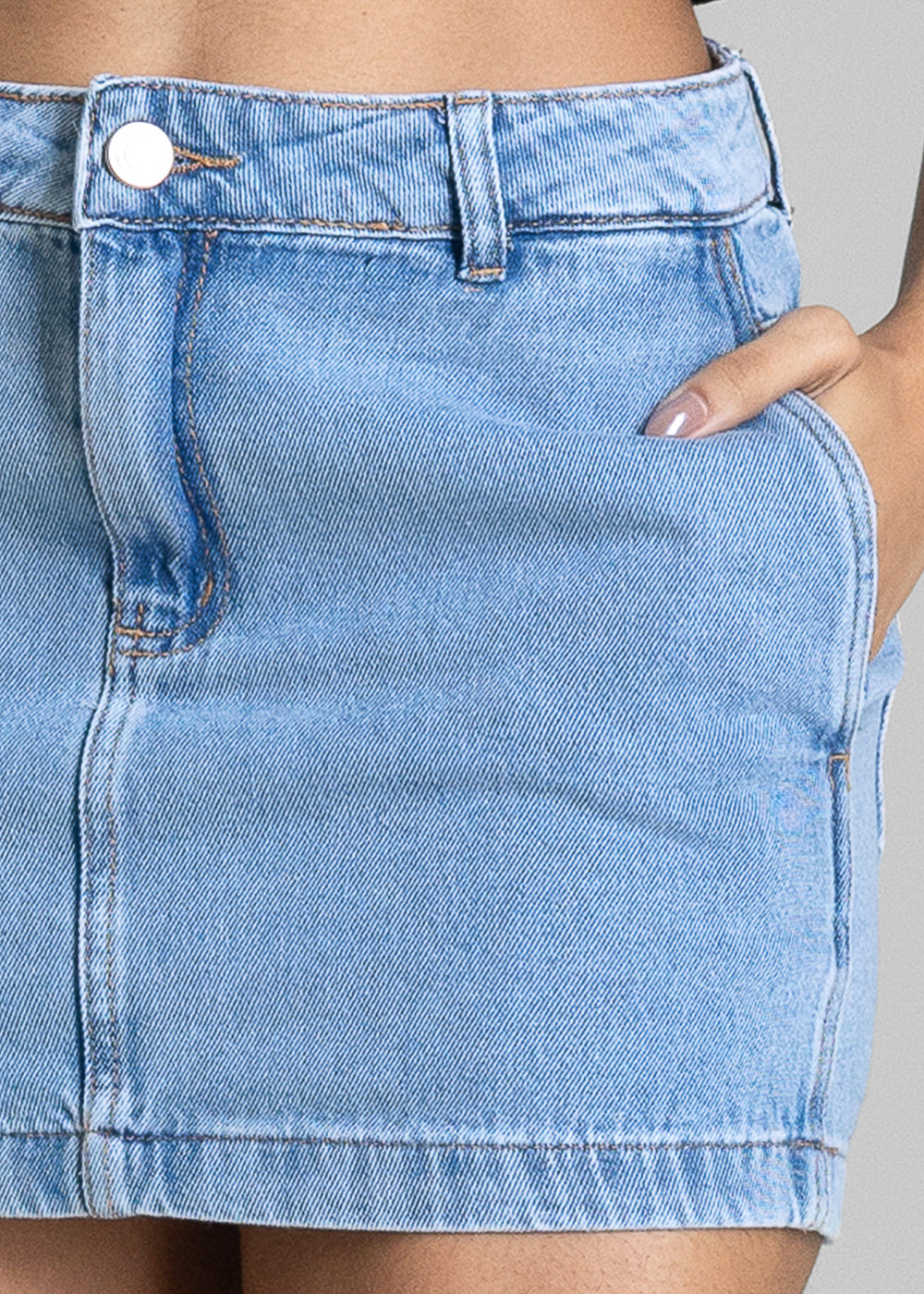 Saia Jeans Sawary - 283852 AZUL