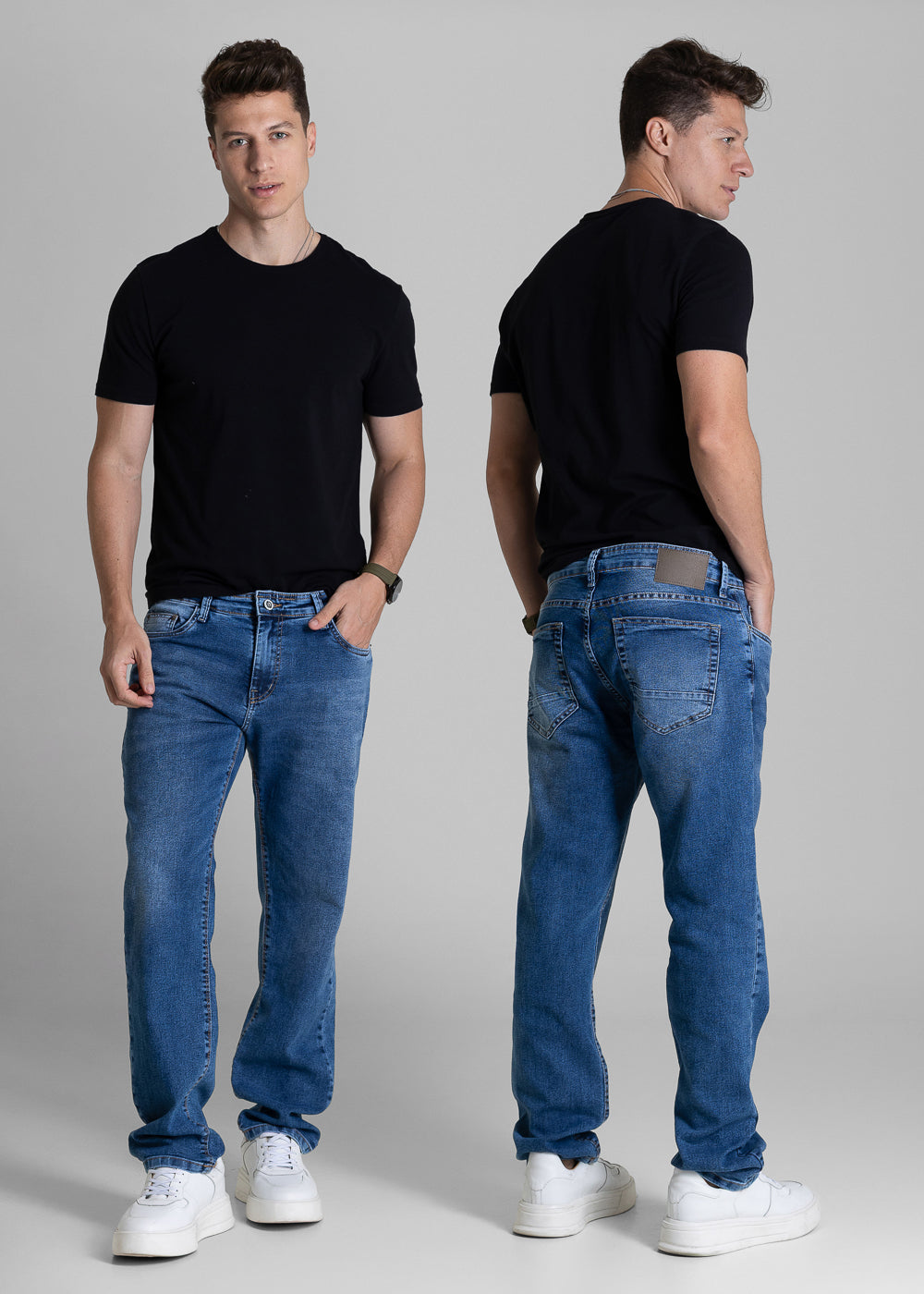 Calça Jeans Sawary Reta - 283857 AZUL