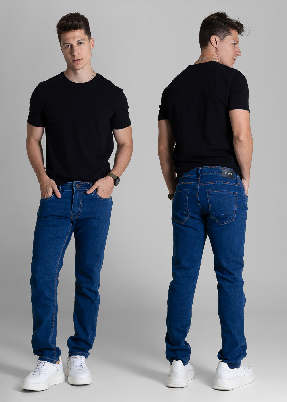 Calça Jeans Sawary Slim - 283859 AZUL