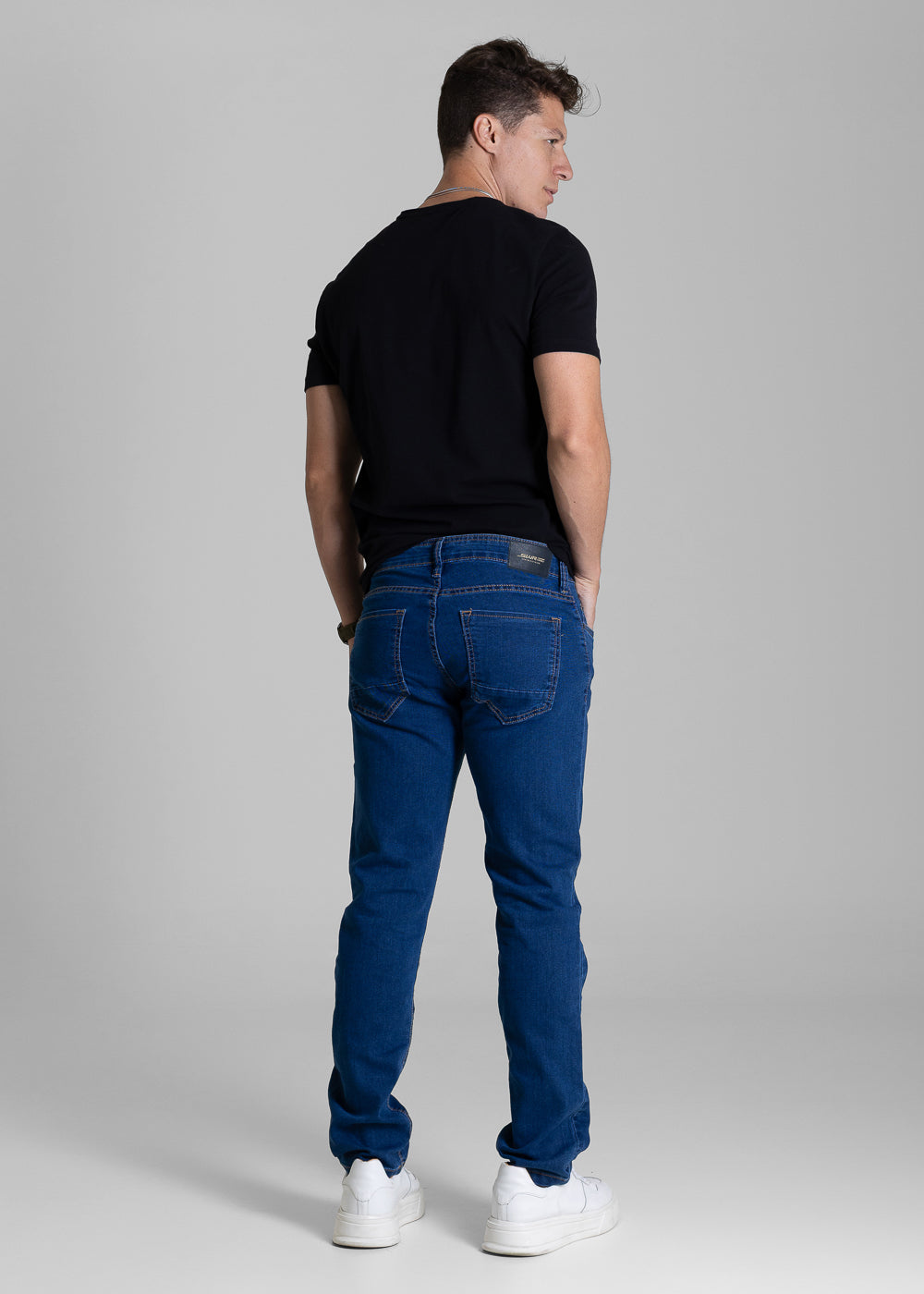 Calça Jeans Sawary Slim - 283859 AZUL