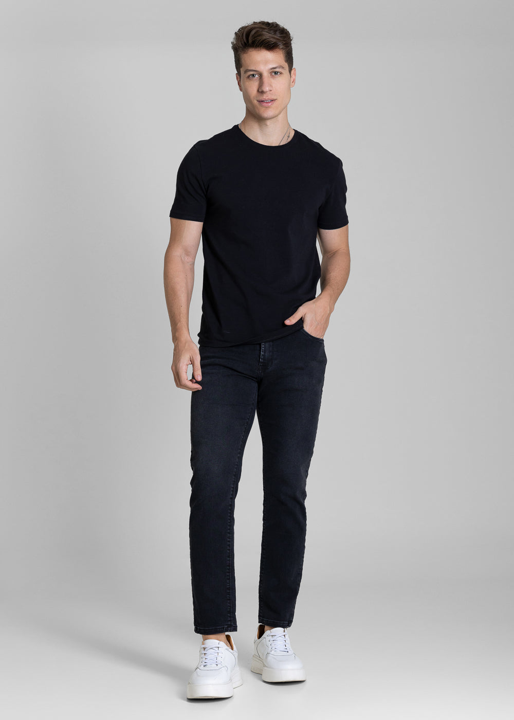 Calça Jeans Sawary 73 - 283860 PRETO
