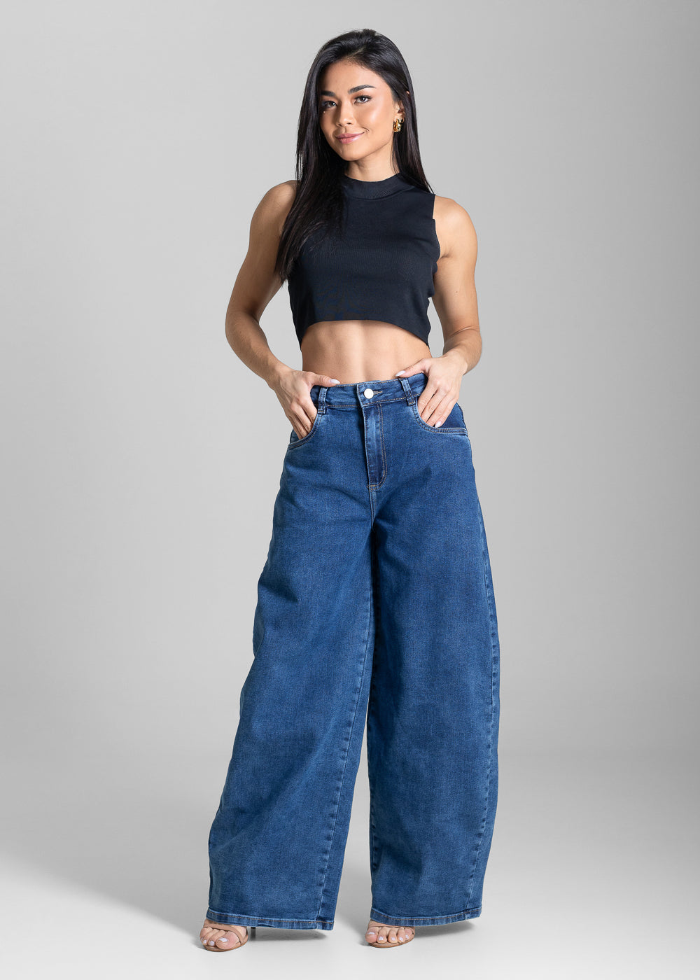 Calça Jeans Sawary Balloon - 283861 AZUL