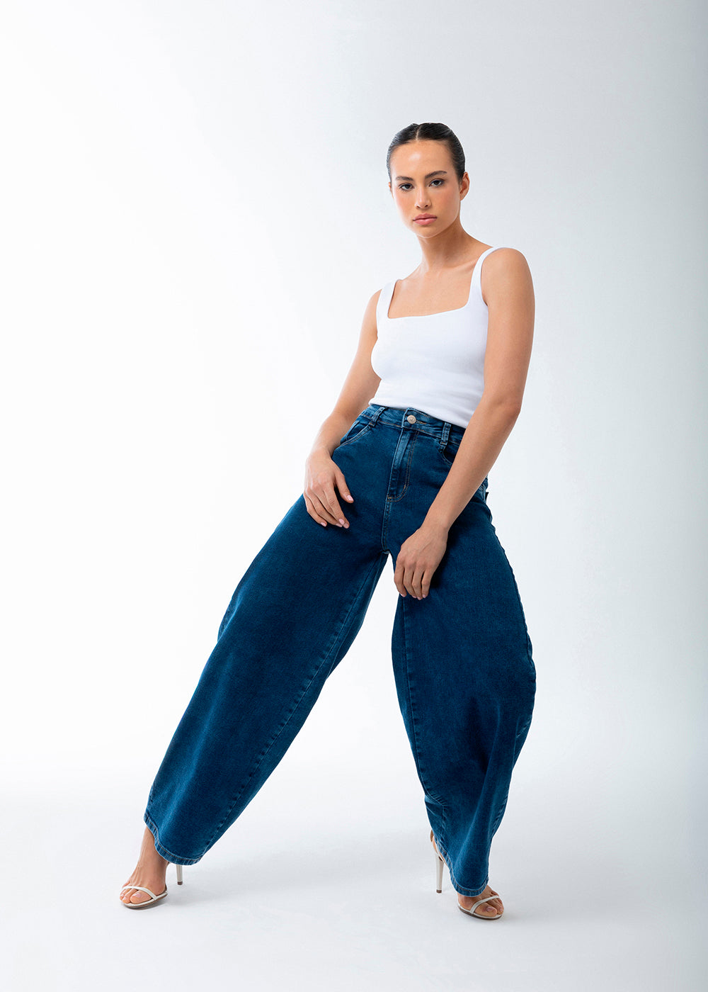 Calça Jeans Sawary Balloon - 283861 AZUL