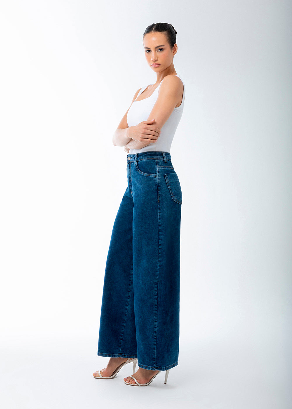 Calça Jeans Sawary Balloon - 283861 AZUL