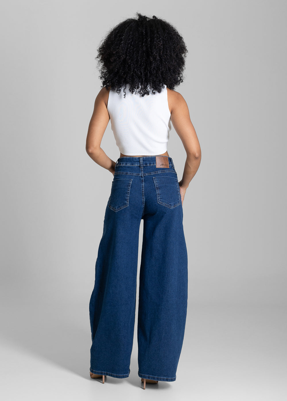 Calça Jeans Sawary Balloon - 283863 AZUL