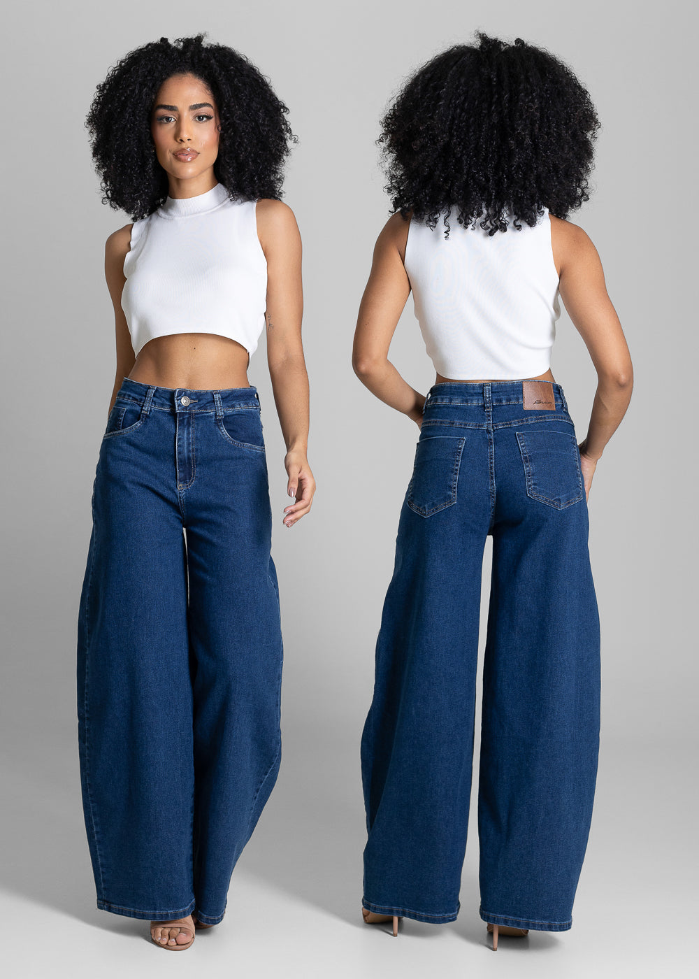 Calça Jeans Sawary Balloon - 283863 AZUL