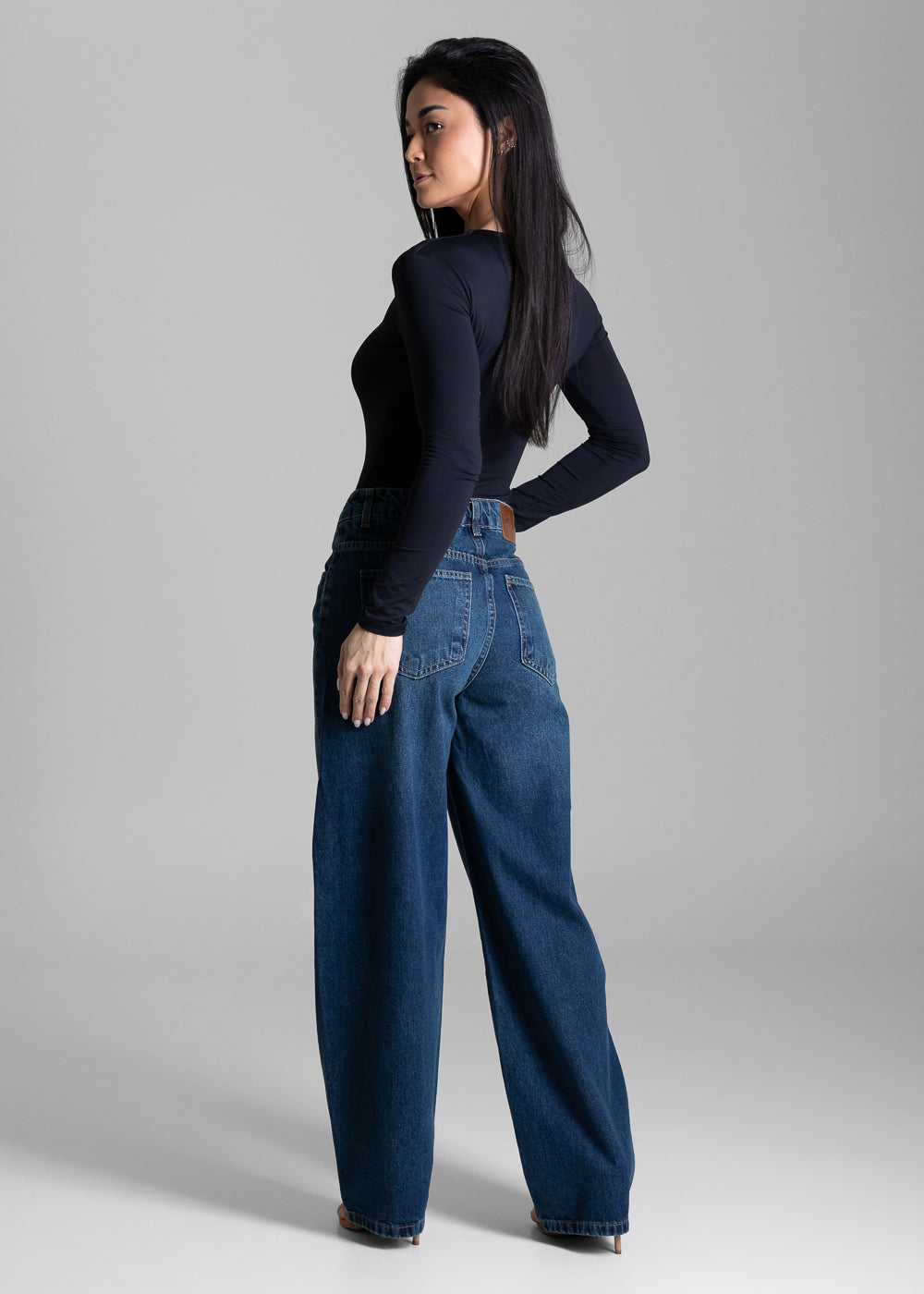 Calça Jeans Sawary Barrel - 283866 AZUL