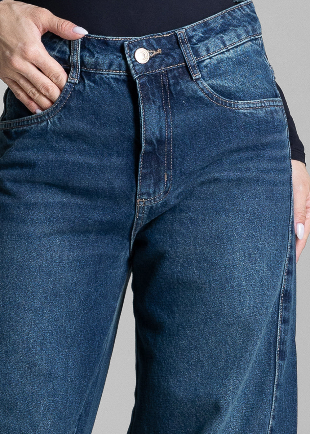 Calça Jeans Sawary Barrel - 283866 AZUL