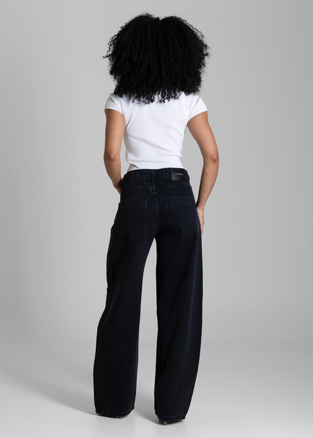 Calça Jeans Sawary Balloon - 283873 PRETO