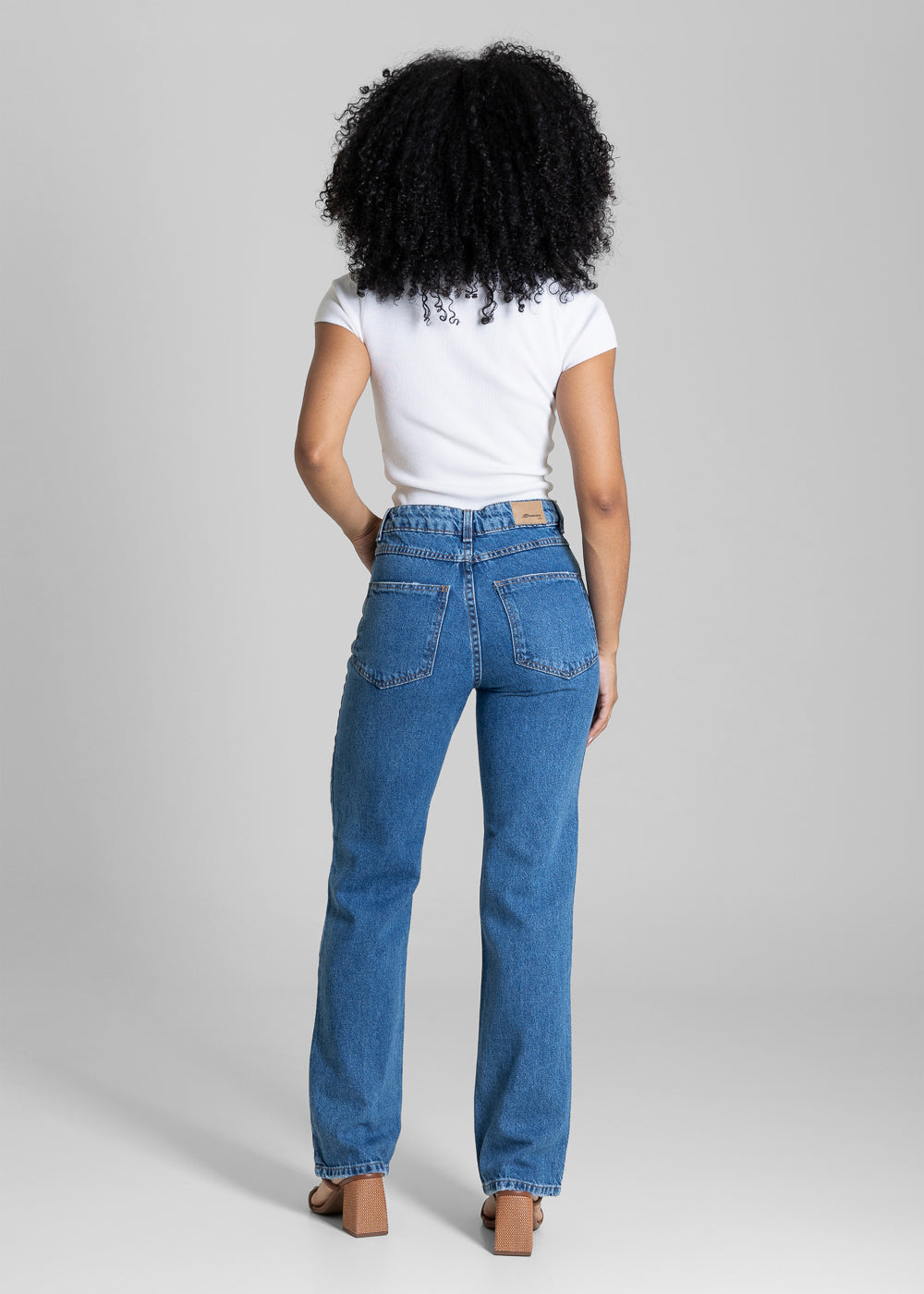 Calça Jeans Sawary Reta - 283876 AZUL