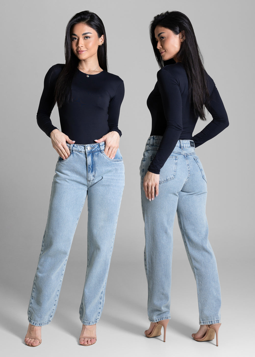 Calça Jeans Sawary Reta - 283890 AZUL