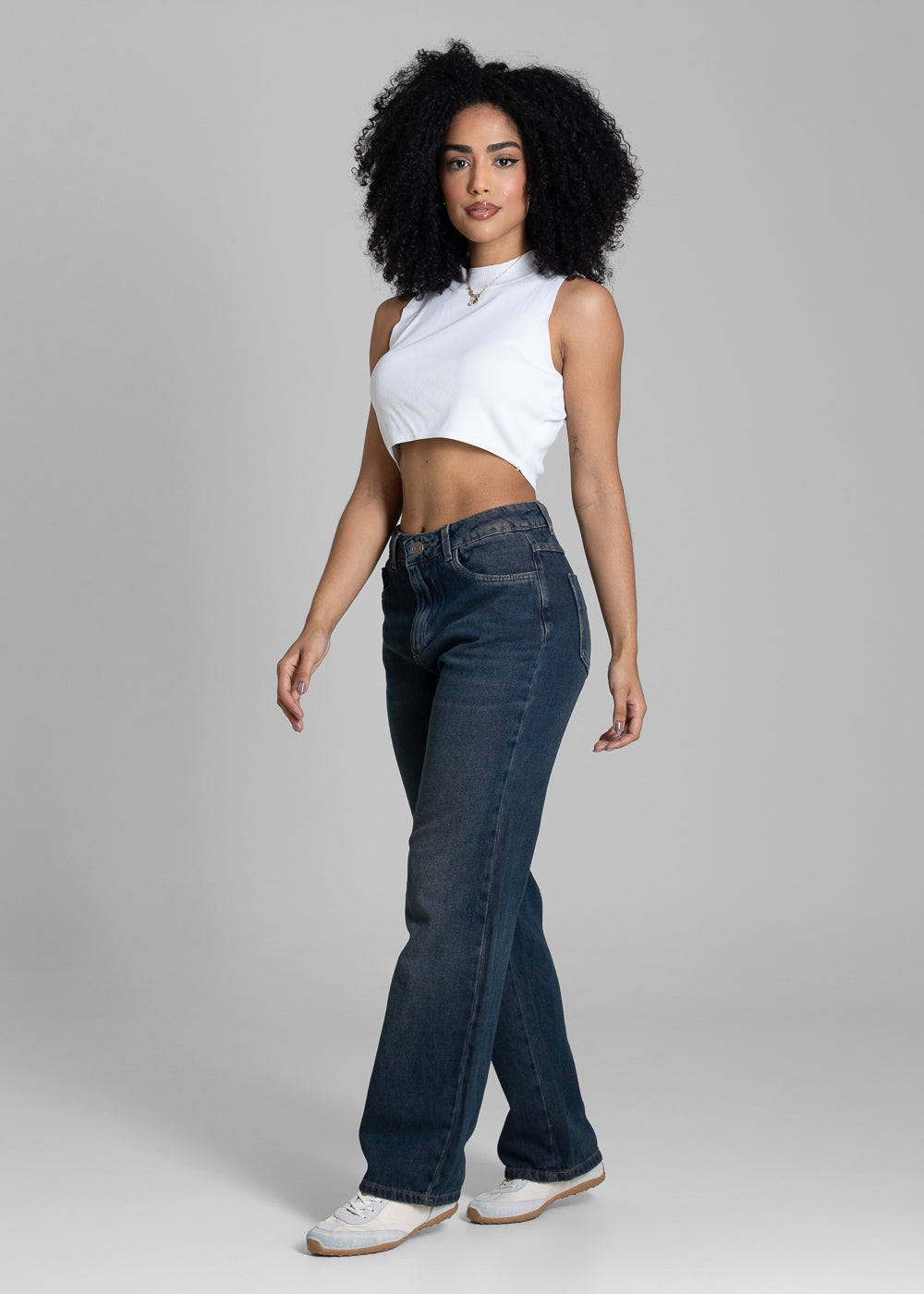Calça Jeans Sawary Reta Petit - 283897 AZUL