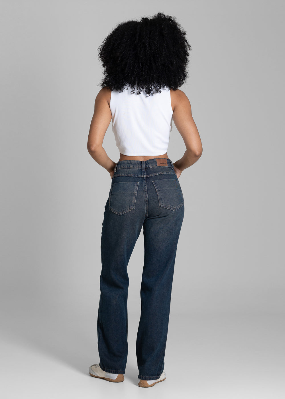 Calça Jeans Sawary Reta Petit - 283897 AZUL