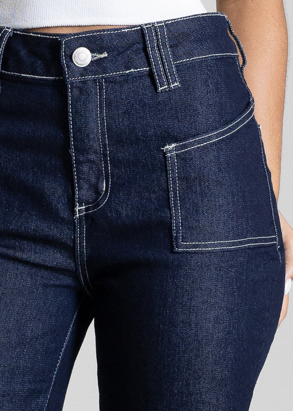Calça Jeans Sawary Boot Cut Petit - 283912 AZUL