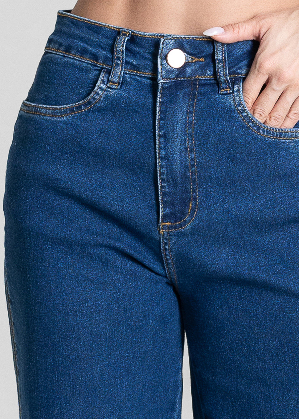 Calça Jeans Sawary Wide Leg Petit - 283919 AZUL