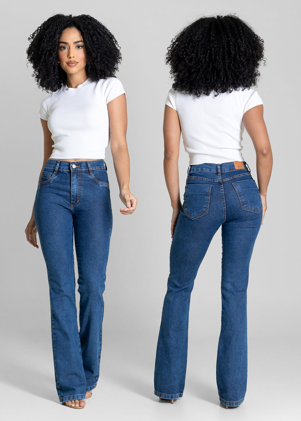 Calça Jeans Sawary Boot Cut - 283922 AZUL