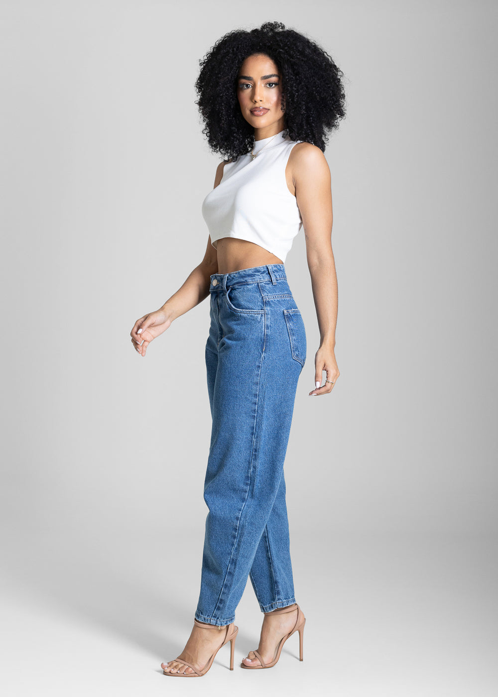 Calça Jeans Sawary Barrel - 283925 AZUL