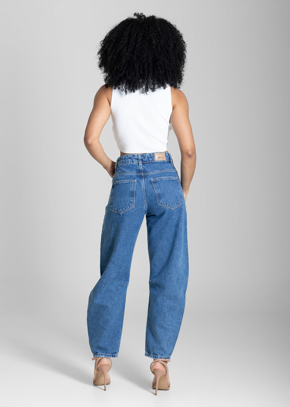 Calça Jeans Sawary Barrel - 283925 AZUL