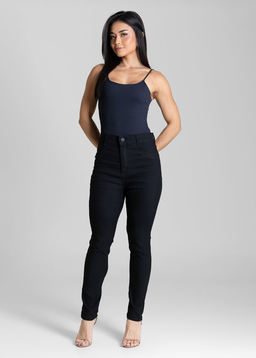 Calça Sarja Sawary Super Stretch - 283936 PRETO