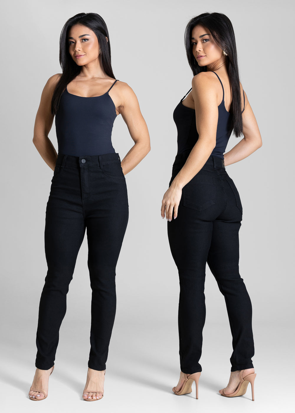 Calça Sarja Sawary Super Stretch - 283936 PRETO